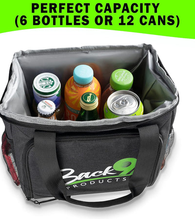 Magnetic 12-Can Golf Cart Cooler Bag | Collapsible, Insulated, Leakproof | Perfect Golf Gift