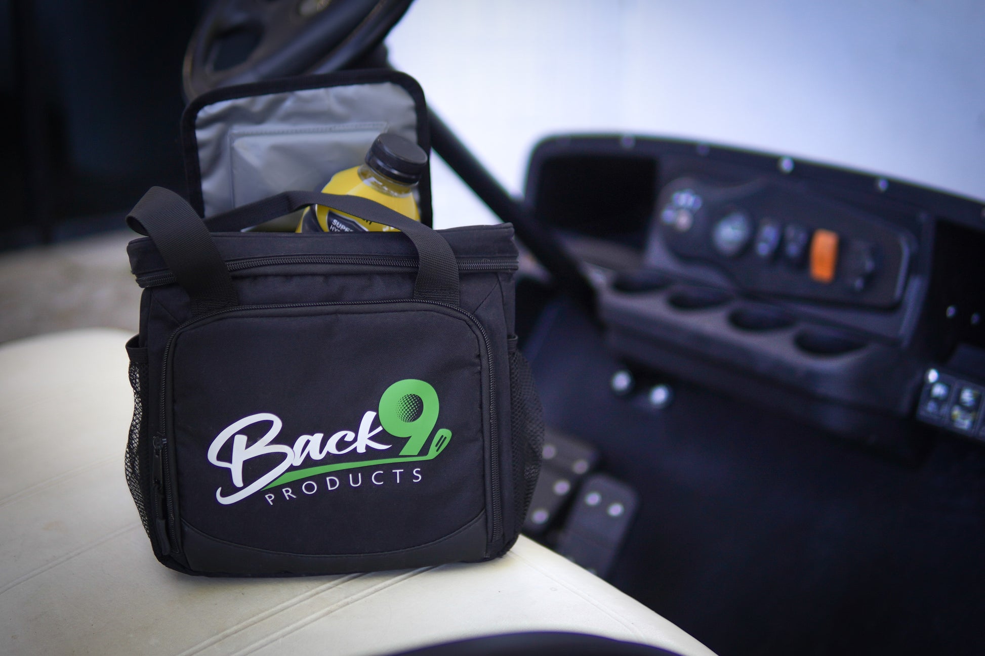 Magnetic 12-Can Golf Cart Cooler Bag | Collapsible, Insulated, Leakproof | Perfect Golf Gift