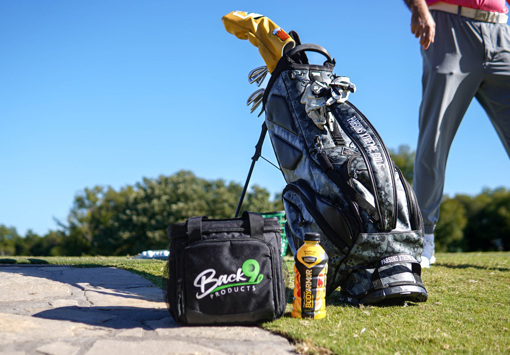 Magnetic 12-Can Golf Cart Cooler Bag | Collapsible, Insulated, Leakproof | Perfect Golf Gift