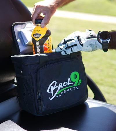 Magnetic 12-Can Golf Cart Cooler Bag | Collapsible, Insulated, Leakproof | Perfect Golf Gift