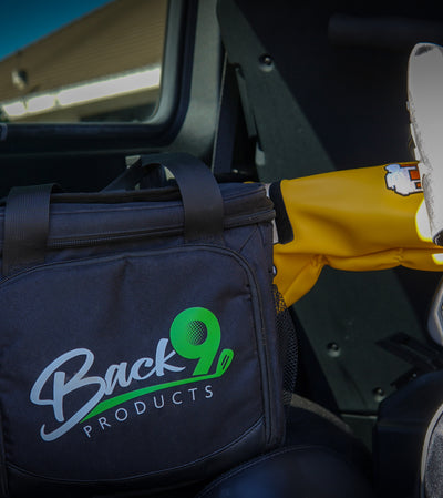 Magnetic 12-Can Golf Cart Cooler Bag | Collapsible, Insulated, Leakproof | Perfect Golf Gift