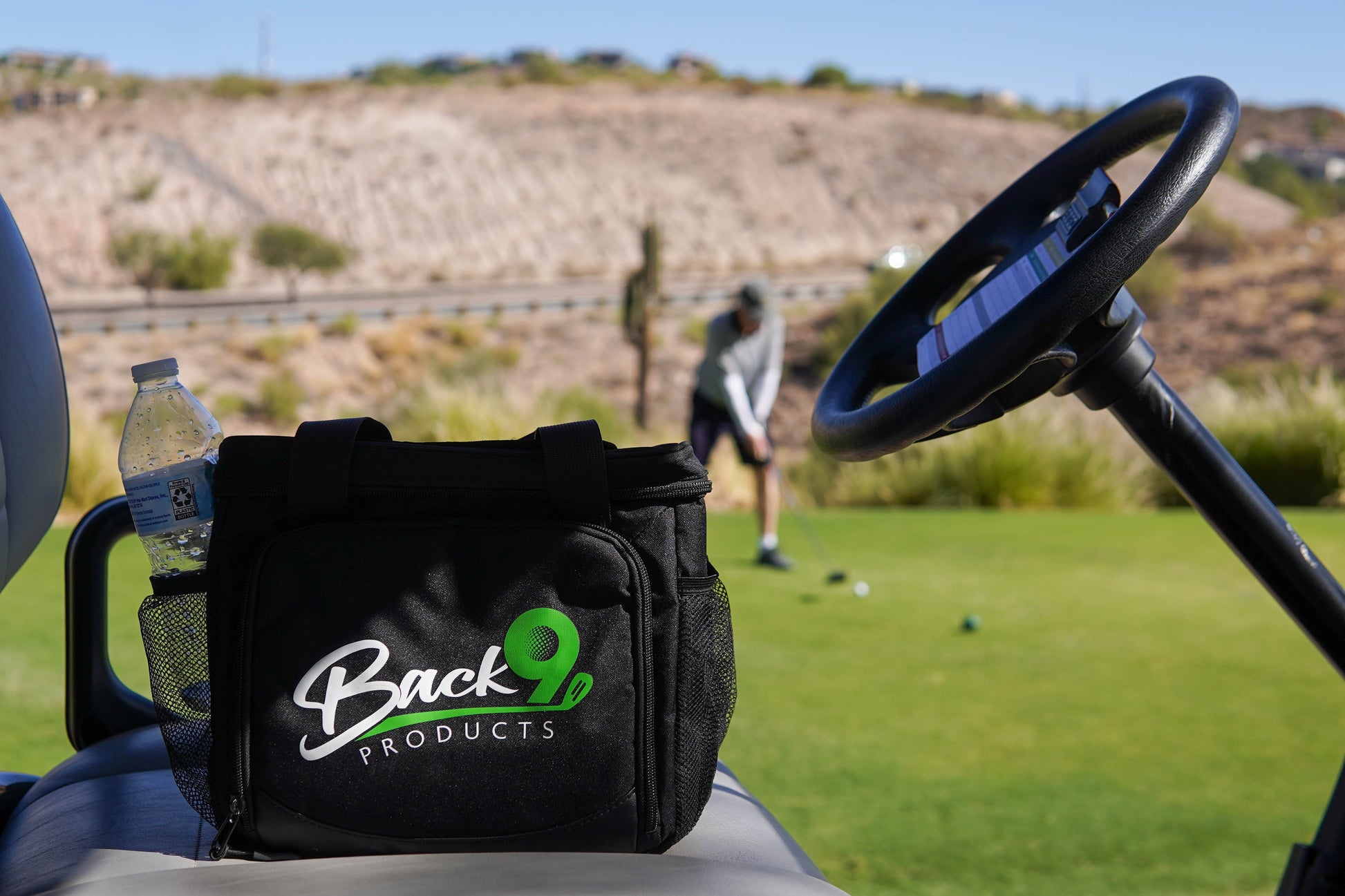 Magnetic 12-Can Golf Cart Cooler Bag | Collapsible, Insulated, Leakproof | Perfect Golf Gift